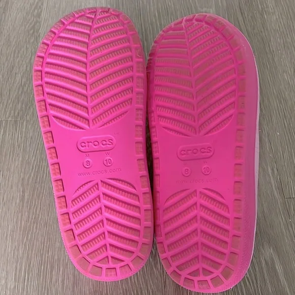 Limited Edition 2024 Mattel Barbie Crocs Cozy Sandal Pink Women’s Size 10 - Picture 5 of 6